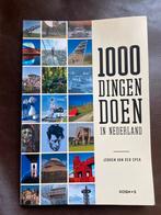 Jeroen van der Spek - 1000 dingen doen in Nederland, Boeken, Overige merken, Ophalen of Verzenden, Jeroen van der Spek, Zo goed als nieuw