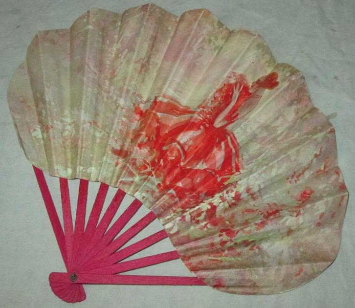 Oude reclame waaier Vichy Le Casino, Antiek en Kunst, Antiek | Kleding en Accessoires, Ophalen of Verzenden