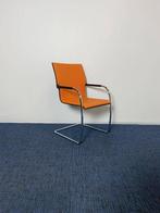 4 x Vergaderstoel Thonet S55, oranje stof, design