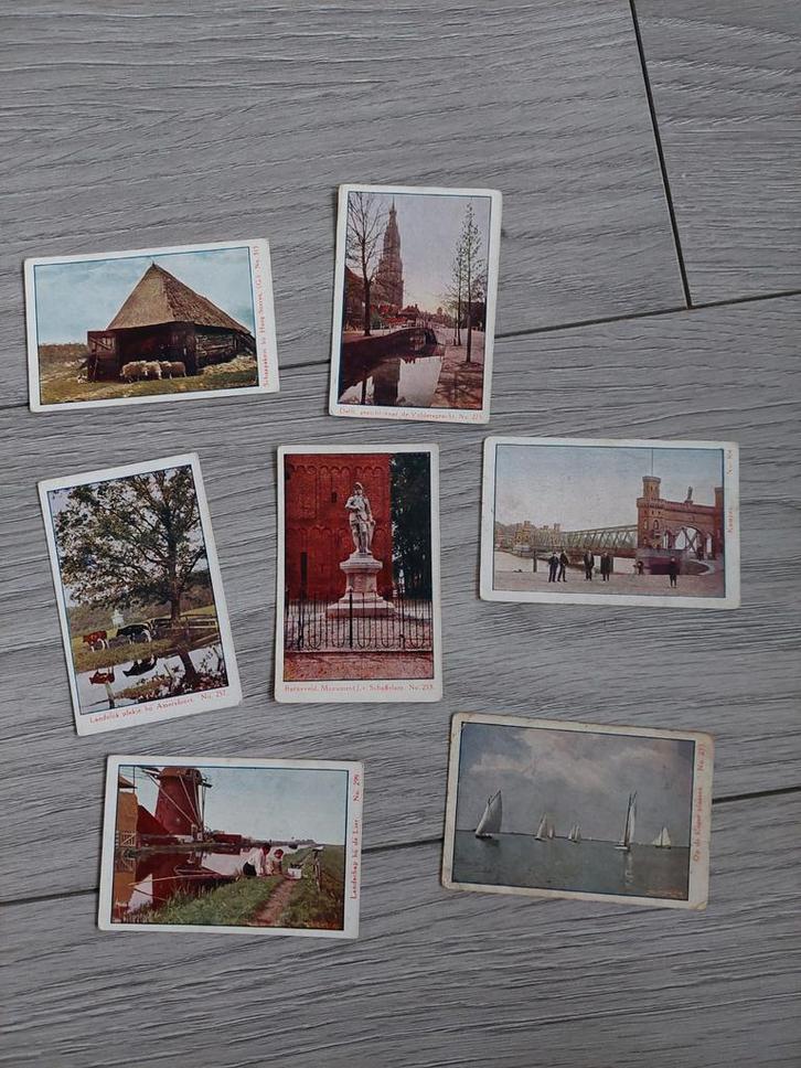 Honig Maïzena album plaatjes 7 st 1914 derde album goede st, Verzamelen, Merken en Reclamevoorwerpen, Gebruikt, Overige typen