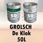 FUSTEN Grolsch 50L €105,- De Klok 50L €78, -  Excl. - ACTIE, Ophalen