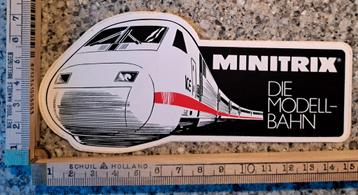 Vintage sticker Minitrix die modellbahn modelspoor trein  beschikbaar voor biedingen