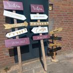 Wegwijzers Communie feestjes Geboorte Bruiloft, Ophalen of Verzenden