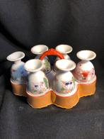 Antieke Japanse Porseleinen Eierdop Set, Ophalen of Verzenden