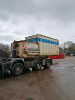 Haakarm pers container Bergmann 20m3, Ophalen