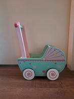 Houten poppenwagen / Loopwagen, Ophalen, Zo goed als nieuw