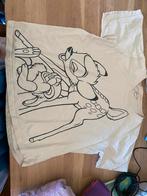 Disney Bambi & Stampertje Shirt Mt 48, Kleding | Dames, T-shirts, Ophalen, Beige, Maat 46/48 (XL) of groter, Zo goed als nieuw