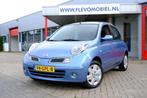 Nissan Micra 1.2 Acenta 5-drs *55.298km* Airco|1e Eigenaar!, Auto's, Nissan, Voorwielaandrijving, Gebruikt, 4 cilinders, Blauw