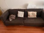 Bruine bank gratis op te halen, Ophalen, Gebruikt, Vierpersoons of meer, Rechte bank