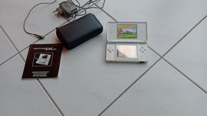 Witte Nintendo DS Lite, Spelcomputers en Games, Games | Nintendo DS, Gebruikt, Ophalen of Verzenden