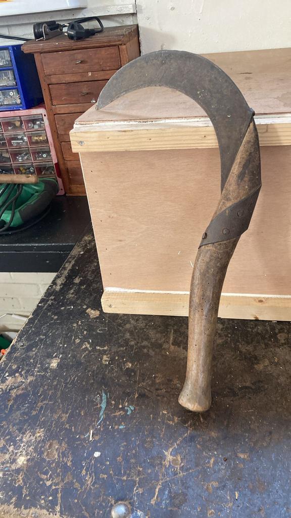 Oude Griendbijl / Zeis, Antiek en Kunst, Antiek | Gereedschap en Instrumenten, Ophalen of Verzenden