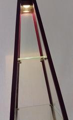 Vintage piramide vitrinekast 5 lagen, Huis en Inrichting, Ophalen, 200 cm of meer, 50 tot 100 cm, Glas