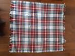 schots geruite plaid deken +franjes ruit 130x150 cm retro, Huis en Inrichting, Woonaccessoires | Plaids en Woondekens, Ophalen of Verzenden