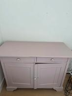 Brocante commode kast  met Fiona Hewitt motief, Ophalen, Gebruikt, 100 tot 150 cm, Met lade(s)