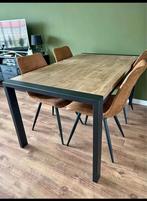 Eettafel (stoelen zijn verkocht), Huis en Inrichting, Tafels | Eettafels, Ophalen, 50 tot 100 cm, Zo goed als nieuw, Vijf personen of meer