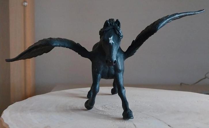 Papo pegasus, Verzamelen, Dierenverzamelingen, Zo goed als nieuw, Beeldje of Figuurtje, Paard, Ophalen of Verzenden