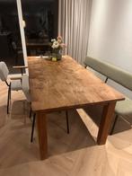 Teak houten eettafel 95x200 - EUR100, Huis en Inrichting, Tafels | Eettafels, Ophalen, Gebruikt, Teakhout, 50 tot 100 cm