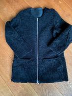 Sandro Lammy coat S, Kleding | Dames, Ophalen of Verzenden, Zo goed als nieuw, Maat 38/40 (M), Zwart