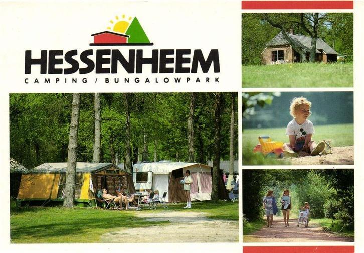 Hessenheem, Markelo - Camping-Bungalowpark - 4 afb - 1994 ge, Verzamelen, Ansichtkaarten | Nederland, Ongelopen, Noord-Brabant