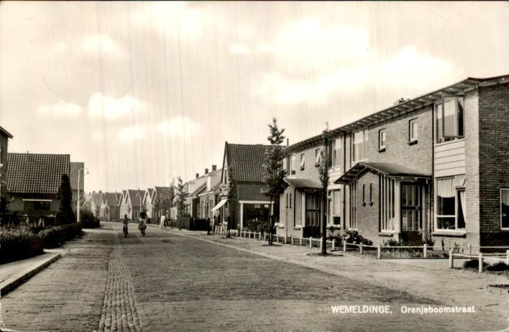 Wemeldinge- Oranjeboomstraat, Verzamelen, Ansichtkaarten | Nederland, Gelopen, Zeeland, Voor 1920, Ophalen of Verzenden