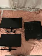 Gaming pc + 2 monitors, Spelcomputers en Games, 1 speler, Ophalen, Zo goed als nieuw