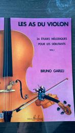 Les as du violon. 26 etudes melodiques pour les debutants., Muziek en Instrumenten, Ophalen of Verzenden, Nieuw, Les of Cursus