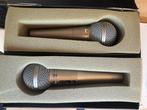 2x Vintage microfoons Pearl, Muziek en Instrumenten, Microfoons, Ophalen of Verzenden, Gebruikt, Instrumentmicrofoon