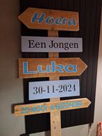 Wegwijzers geboorte bruiloft Communie reclame feestjes, Ophalen of Verzenden
