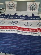 Maritiem dekbedovertrek 260x220 cm katoen, Overige kleuren, Dekbedovertrek, Ophalen of Verzenden, Nieuw