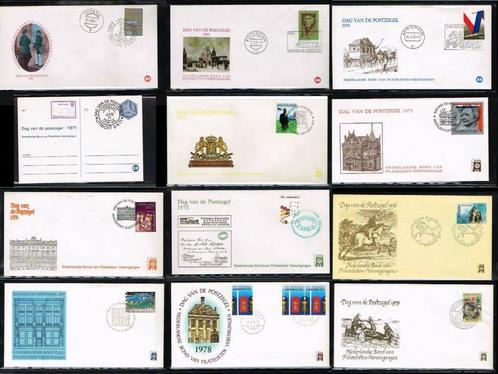 1968-1999 24x Nederland enveloppen Dag van de postzegel, Postzegels en Munten, Brieven en Enveloppen | Nederland, Envelop, Ophalen of Verzenden