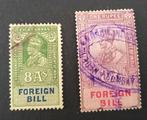 AI020 - India 1923 revenu Foreign bill George V, Verzenden, Zuid-Azië