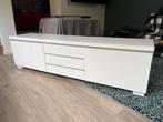 Ikea televisiekast, wit glanzend, 180x40x48,5, Huis en Inrichting, Kasten | Televisiemeubels, Ophalen, Gebruikt, 150 tot 200 cm