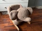 Nattou Olifant Teddy Hobbelpaard Taupe, Ophalen, Zo goed als nieuw