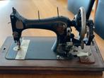 Antieke naaimachine met houten opbergkist. Bieden., Antiek en Kunst, Antiek | Naaimachines, Ophalen
