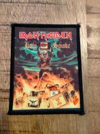 Iron Maiden holy smoke vintage patch embleem rock metal, Verzamelen, Ophalen of Verzenden, Nieuw, Kleding