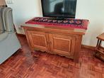 TV kast, Ophalen, 100 tot 150 cm, Eikenhout, Zo goed als nieuw