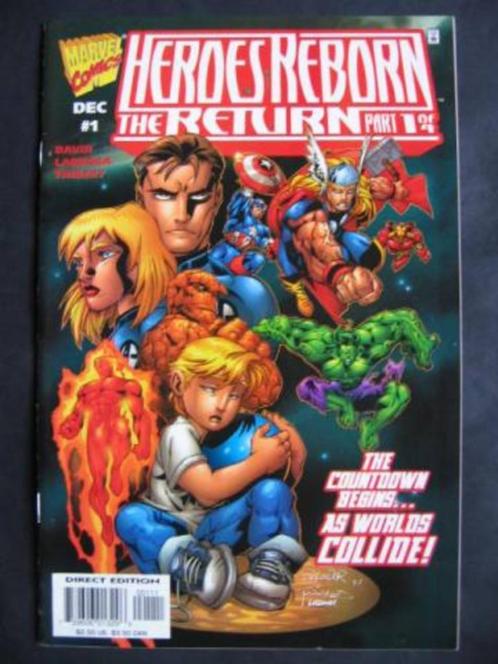 Heroes Reborn The Return #1-4 Marvel 1997Complete miniserie, Boeken, Strips | Comics, Nieuw, Complete serie of reeks, Amerika