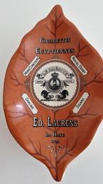 Asbak van Ed. Laurens in vorm van een tabaksblad #147, Ophalen of Verzenden, Zo goed als nieuw, Asbak