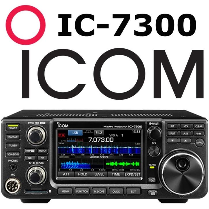 ICOM IC-7300  HF set [ 14-03-2024 ]  [RUIL OF INRUIL KAN ], Telecommunicatie, Zenders en Ontvangers, Zo goed als nieuw, Zender en Ontvanger