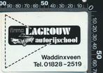 Sticker: Autorijschool Lagrouw - Waddinxveen, Ophalen of Verzenden, Zo goed als nieuw, Bedrijf of Vereniging