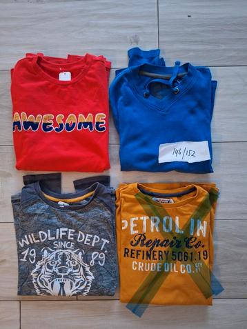Longsleeves maat 146/152 - Set van 3! beschikbaar voor biedingen