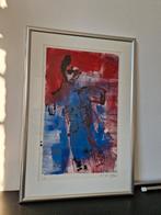 Figuratief abstract schilderij anatomie kleurrijk 60 x 88, Ophalen of Verzenden