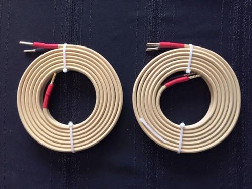 Van den Hul MC CS122 Speakerkabel 2x2,2mtr met 4 mm stekkerS, Audio, Tv en Foto, Audiokabels en Televisiekabels, Zo goed als nieuw