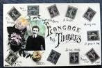 Snorrige man stuurt Franse postzegeltaal, 1909, Verzamelen, Ansichtkaarten | Themakaarten, Gelopen, Overige thema's, Voor 1920