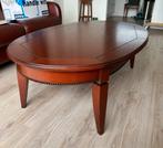 Ovale salontafel., Minder dan 50 cm, Gebruikt, Ophalen, Kersenhout