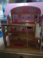 Mooi poppenhuis met diverse assecoires, Ophalen, Gebruikt, Poppenhuis