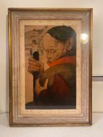 LE TRIMARD : Maurice Langaskens (Gent 1884 - 1946 ) Schaarbe, Antiek en Kunst, Kunst | Schilderijen | Klassiek, Ophalen of Verzenden