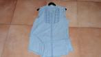 NIEUW! dames spijkerblouse mt Medium zonder mouw met riempje, Ophalen of Verzenden, Nieuw, Maat 38/40 (M), Blauw