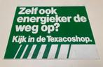 TEXACO reclamebord, Ophalen of Verzenden, Gebruikt, Auto's