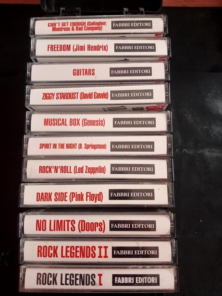 Los grandes del ROCK, Cd's en Dvd's, Cassettebandjes, Gebruikt, Origineel, Rock en Metal, 2 t/m 25 bandjes, Ophalen of Verzenden